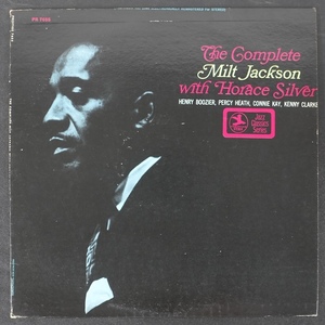 The Complete Milt Jackson With Horace Silver US盤 PRT-7655 ジャズ