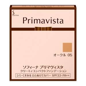 (志木)新品★ソフィーナ Primavista(プリマヴィスタ) クリーミィコンパクトファンデーション オークル 05 レフィル 10g 化粧 コスメ