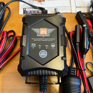 SUPER NATTO ハーレー専用バッテリー充電器（6V/12V切替式）【サルフェーション 除去機能】シンプル操作】 【自動電圧調整】トリクル 充電の画像2