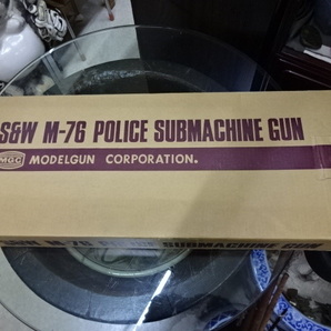 長期保管品 モデルガン S＆W M-76 SUM MACHINE 箱付きの画像9