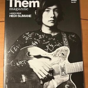 Them magazine ゼムマガジン　付録　HEDI SLIMANE 2014 SPRING No.001 ノートブック