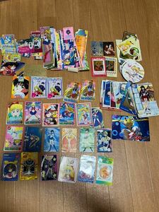  ценный!100 листов и больше Sailor Moon подлинная вещь течение времени товар наклейка стикер карта Coaster магнит BANDAI Bandai Amada 