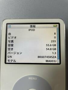 【作動動画：有】IPOD 60G モデル：MA003J