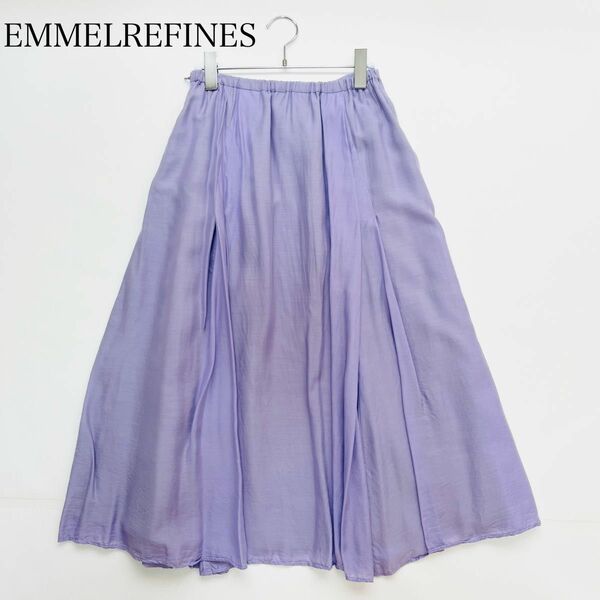 EMMELREFINES エメルリファインズ スカート パープル 紫 M