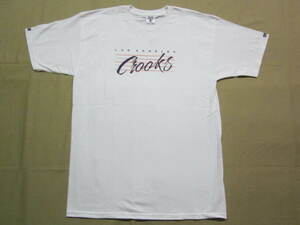 ☆新品☆Crooks & Castles クルックスアンドキャッスルズ Tシャツ【L】白