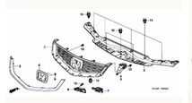 ★新品 【 ホンダ 純正 】新品未使用 アコード ユーロR CL7 フロントグリルベース ACCORD #286_画像2