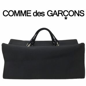 j151 Comme des Garcons コムデギャルソン トートバッグ キャンバス ネイビー ハンドバッグ レディース メンズ 男女兼用 GK102010 正規品の画像2