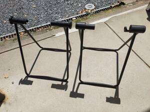  bicycle stand 2 piece set bicycle display stand turning-over prevention for storage accessory 