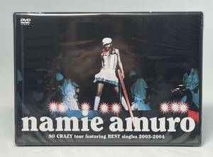 【未開封】namie amuro SO CRAZY tour featuring BEST singles 2003-2004 安室奈美恵 DVD