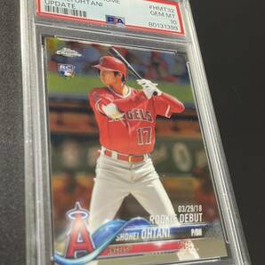 [PSA 10] 大谷翔平 2018 Topps Chrome Update Rookie Debut Rookie Card ルーキーカード Shohei Ohtani ドジャース WBC MLBカードの画像2