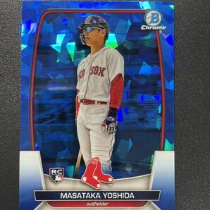 吉田正尚 2023 Bowman Chrome Sapphire Masataka Yoshida Rookie Card MLBカードの画像1