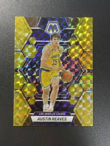 Austin Reaves 2022 Mosaic YELLOW GOLD REACTIVE NBAカード