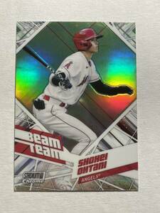 大谷翔平 2021 Topps Stadium Chrome Refractor リフラクター Beam Team インサート Shohei Ohtani MLBカード