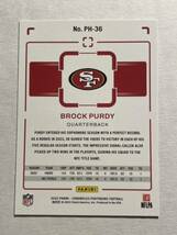 Brock Purdy RC 2022 Photogenic Rookie Card ブロックパーディー NFLカード_画像2