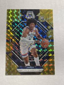 Jalen Williams RC 2022 Mosaic YELLOW GOLD REACTIVE ルーキーカード Rookie Card NBAカード　ジェイレン ウィリアムズ