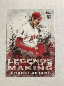 大谷翔平 2018 Topps LEGENDS IN THE MAKING ルーキーカード Shohei Ohtani Rookie Card MLBカード
