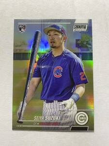 鈴木誠也 2022 Topps Stadium Chrome REFRACTOR リフラクター ルーキーカード Seiya Suzuki Rookie MLBカード