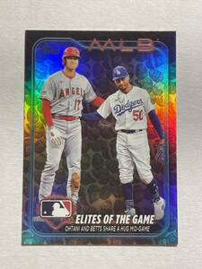 レア！大谷翔平 2024 Topps Holiday Easter Egg ホリデイパラレル Elites of the Game Mookie Betts Shohei Ohtani MLBカード