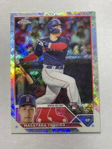 吉田正尚 2023 Topps Chrome LOGOFRACTOR パラレル Masataka Yoshida Rookie Card MLBカード