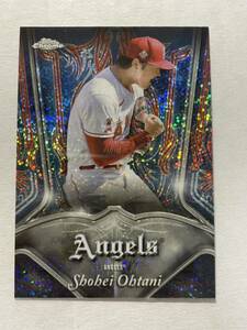  large . sho flat 2022 Topps Chrome Sparkleliflakta-Angels Shohei Ohtani MLB card 