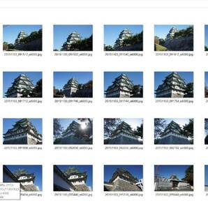 【著作権フリー画像】名古屋城の写真２８枚セット 2015年11月撮影  即決10円  相互評価にもの画像2
