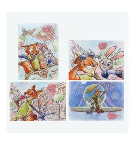 Новый неоткрытый Zootopia Clear File Disneyland