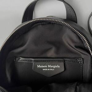 袋付き 美品Maison Margiela メゾンマルジェラ Glam Slam Backpack グラムスラムバックパック ブラック黒 ショルダーバッグ レディースの画像6