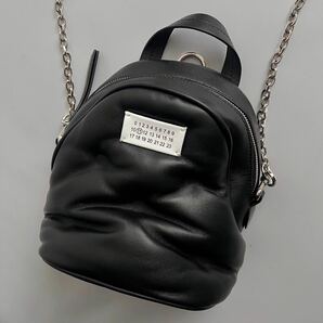 袋付き 美品Maison Margiela メゾンマルジェラ Glam Slam Backpack グラムスラムバックパック ブラック黒 ショルダーバッグ レディースの画像1