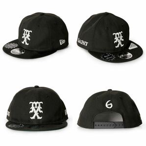 即完売 新品未使用 正規購入品 SAINT MICHAEL × NEWERA24SS セントマイケル RC950 STM LOGO CAP ニューエラ キャップ ブラック黒 メンズの画像9