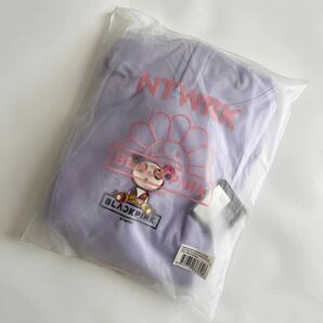 新品 希少 Takashi Murakami × BLACKPINK Pandakashi Dreams Hoodie ブラックピンク 村上隆 コラボフーディー XLサイズ ラベンダー紫の画像3