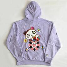 新品 希少 Takashi Murakami × BLACKPINK Pandakashi Dreams Hoodie ブラックピンク 村上隆 コラボフーディー XLサイズ ラベンダー紫_画像2