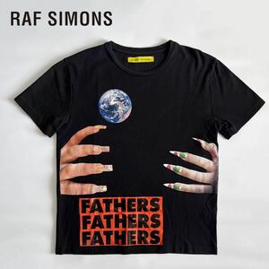 希少 国内正規品 RAF SIMONS ラフシモンズ 14AW アーカイブ × STERLING RUBY 半袖Tシャツ Sサイズ スターリングルビー ブラック黒 メンズ