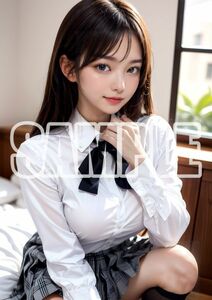 7406★1円スタート☆1点物【高画質】A4サイズ アートポスター グラビア アイドル コスプレ セクシー 美少女 モデル セクシー インテリア