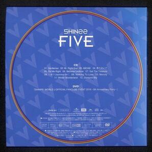 美品★CD SHINee FIVE FC 限定盤 PDCN-1911 帯付 2枚組★N0158 G11 シャイニー ファンクラブ 限定 DVD付 テミン オニュ ミンホ ミノ キーの画像5