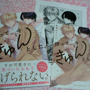 4/10発売●待って、今きゅんとした。●コミコミ特典リーフレット&店舗共通特典ペーパー付●鳥葉ゆうじ～送料無料の画像1