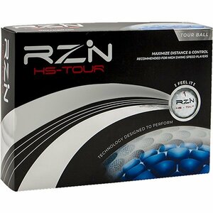 [訳あり・箱潰れ]US仕様 RZN GOLF レジンゴルフ HS-TOUR ゴルフボール 1ダース スピン系 1ダース カラー：ホワイト ボール：新品