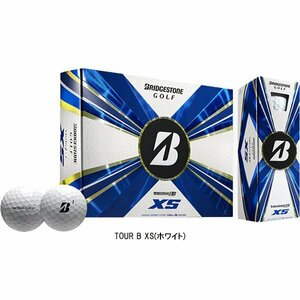 [訳あり・箱潰れ]US仕様 USAモデル BRIDGESTONE TOUR B XS 2022年モデル カラー：ホワイト（WHITE） ③ ボール：新品