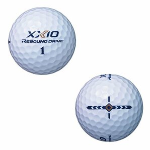 [訳あり・箱潰れ] DUNLOP XXIO REBOUND DRIVE ゴルフボール 1ダース ディスタンス系 2021年9月発売 カラー：ホワイト ボール：新品の画像2