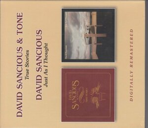 【未開封】DAVID SANCIOUS / TRUE STORIES + JUST AS I THOUGHT（輸入盤CD）