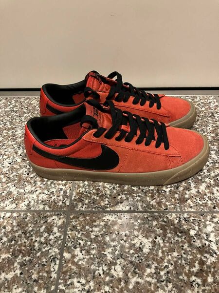 美品！Nike SB Blazer Low PRO GT "Cinnabar"