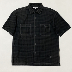 JW Anderson JWアンダーソン オーバーサイズチェックワークシャツ（半袖）08 DARK GRAY サイズ L（大きめ）UNIQLO ユニクロ 中古品