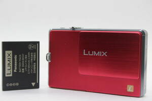 【返品保証】 パナソニック Panasonic LUMIX DMC-FP3 レッド バッテリー付き コンパクトデジタルカメラ s9156