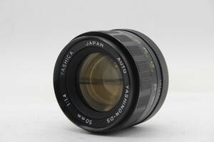 【美品 返品保証】 ヤシカ Auto Yashinon-DS 50mm F1.4 M42マウントレンズ s9213