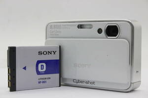 【返品保証】 ソニー SONY Cyber-shot DSC-T2 ホワイト 3x バッテリー付き コンパクトデジタルカメラ s9603