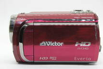 【返品保証】 【録画再生確認済み】ビクター Victor Everio GZ-HD300-R レッド 20x バッテリー付き 付属品多数 ビデオカメラ v195_画像6