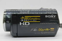 【返品保証】 【録画再生確認済み】ソニー Sony HANDYCAM HDR-CX520 ブラック 12x バッテリー付き ビデオカメラ v225_画像3