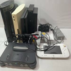 No.2450 ★1円～【ゲーム機】PS2 PS3 PS4 WiiU ニンテンドー64 ジャンクハード まとめセット ジャンク品 動作未確認