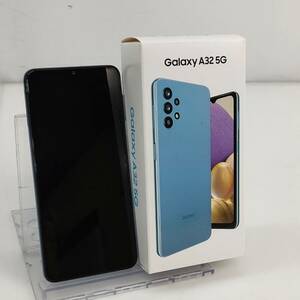 No.4755★1円～【スマホ】Galaxy A32 5G 64GB SCG08 オーサムブルー アンドロイド 携帯 スマートフォン 中古品