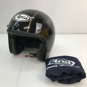 No.4831★1円～【バイク用品】Arai アライ ヘルメット Lサイズ CLASSIC-MOD CAFE RACER 中古品