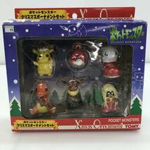 No.5239 ★1円～ 【クリスマス 飾り】 ポケットモンスター クリスマスオーナメントセット ポケモン ピカチュウ モンスターボール 他 中古品_画像1